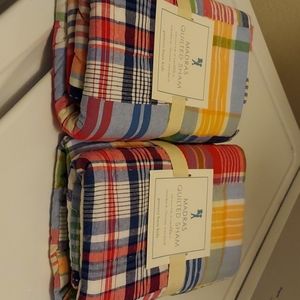 Set of 2 Pottery Barn Kids Qulited Shams standard